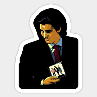 christian bale patrick bateman Sticker